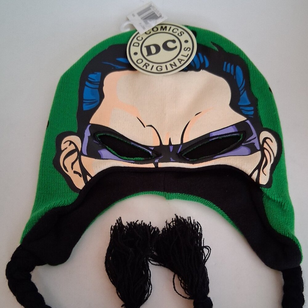 DC Comics Laplander Hat Style  - The Riddler Laplander Hat NEW WITH TAGS